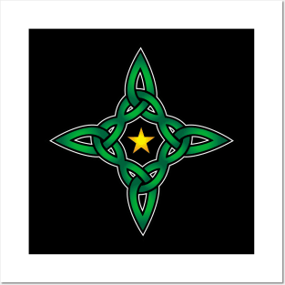 Star Trinity Cross Posters and Art